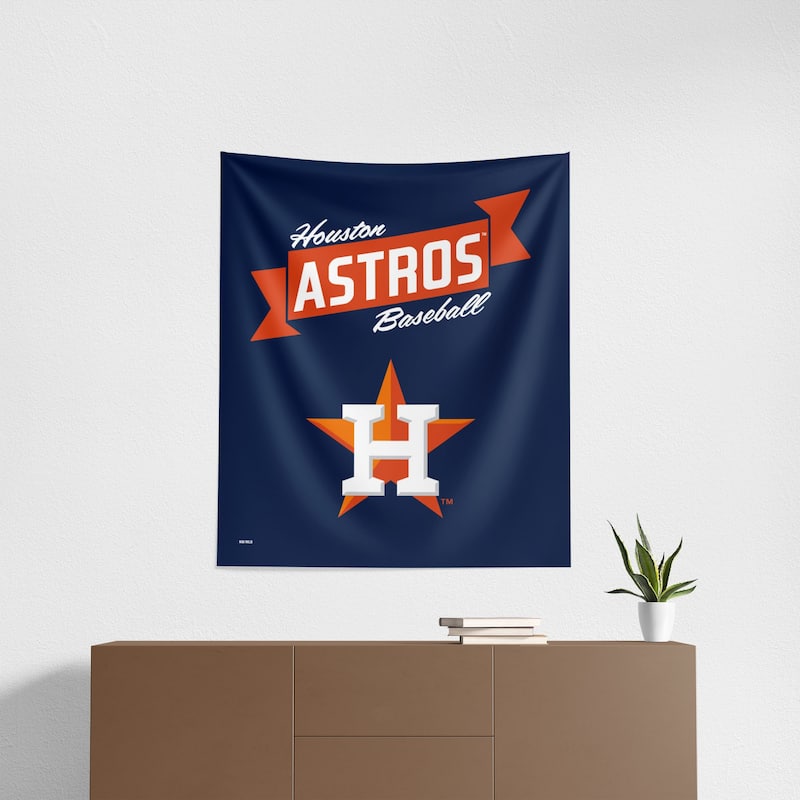 MLB Premium Astros Printed Wall Hanging - 34"x40"