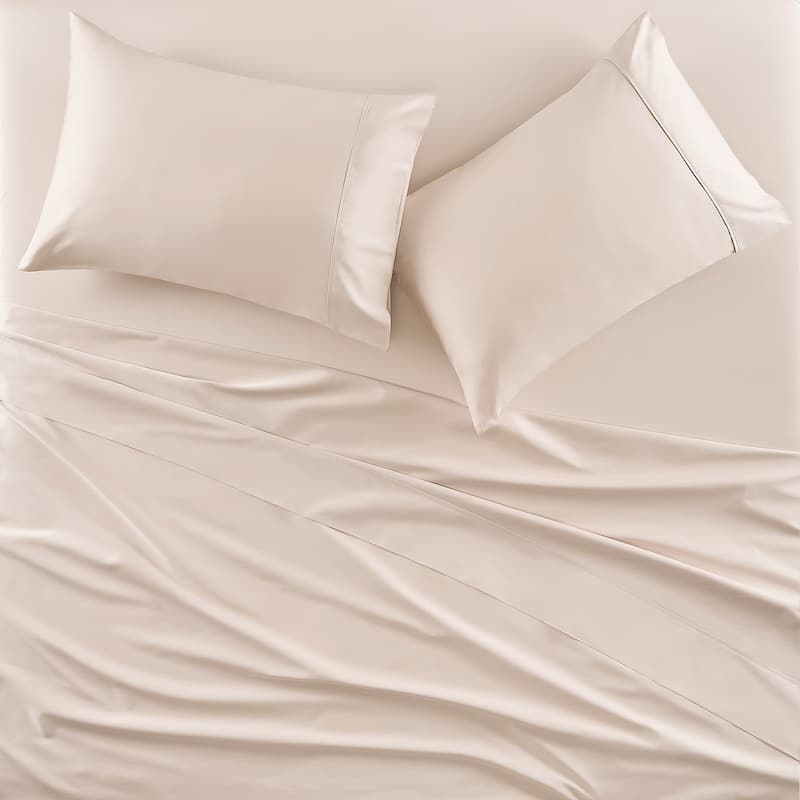 J. Queen Premier Sateen Sheet Set - Shell Pink - California King