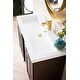 preview thumbnail 15 of 16, James Martin Vanities Alicante 39.5" Single Vanity Cabinet, Mid Century Acaia, w/ White Glossy Composite Stone Countertop