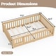 preview thumbnail 127 of 159, Wood Floor Bed with Safety Guardrails and Door