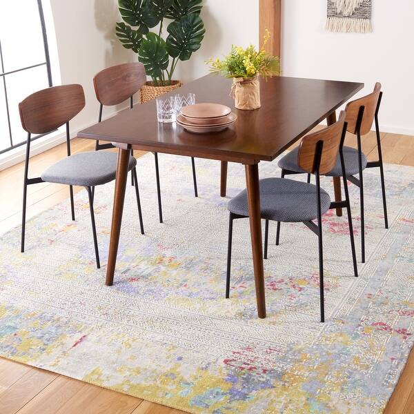 slide 2 of 8, SAFAVIEH Couture Hand-knotted Centennial Lolla Modern Abstract Silk Rug