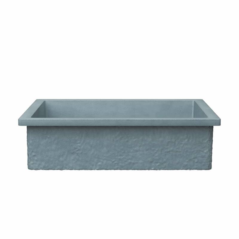 Native Trails NSL2116 NativeStone 21" Rectangular Concrete Undermount