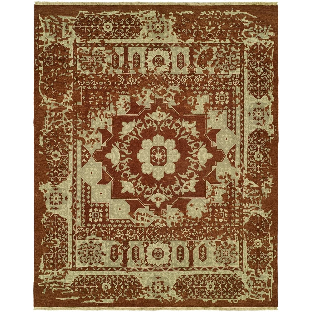 Modern Multi-Colored Flatweave Wool Area Rug