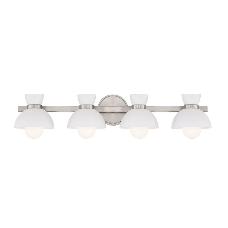 Meridian M80076 4 Light 34" Wide Vanity Light - Brushed Nickel