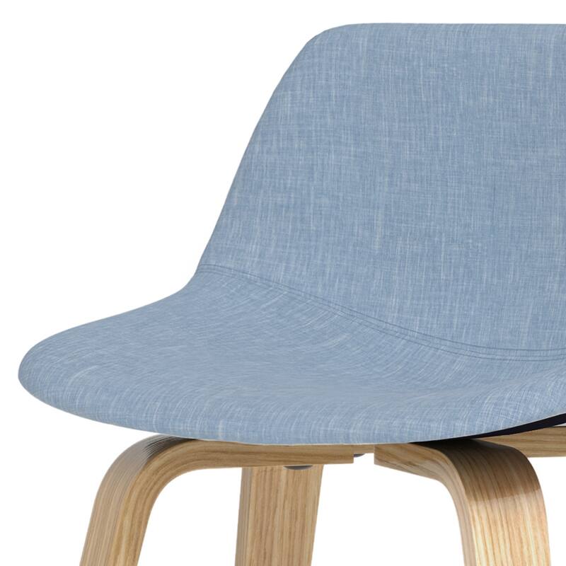 WYNDENHALL Cacey Mid Century Modern Bentwood Counter Height Stool (Set of 2) - 20.7'' x 21.1'' x 36.6
