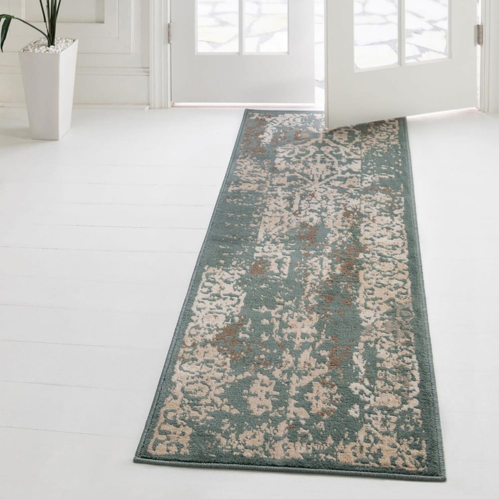 Contemporary Daisy Collection Area Rug
