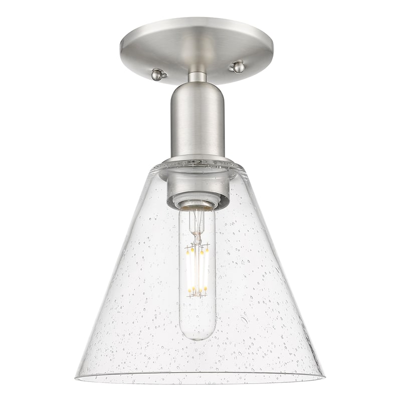 Innovations Lighting Endless Possibilities Arcadia - Berkshire Glass - 1 Light 8" Semi-Flush Mount