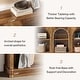 preview thumbnail 20 of 43, 63-Inch Farmhouse Console Table with 3 Tier Storage