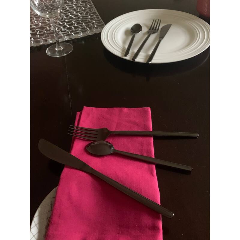 VIBHSA Stainless Steel Flatware 18-Piece Set (Dinner knives, Dinner Forks, Teaspoons)