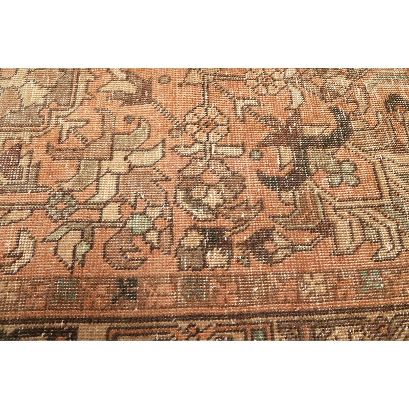 ECARPETGALLERY Hand-knotted Antalya Vintage Copper Wool Rug - 4'9 x 13'0