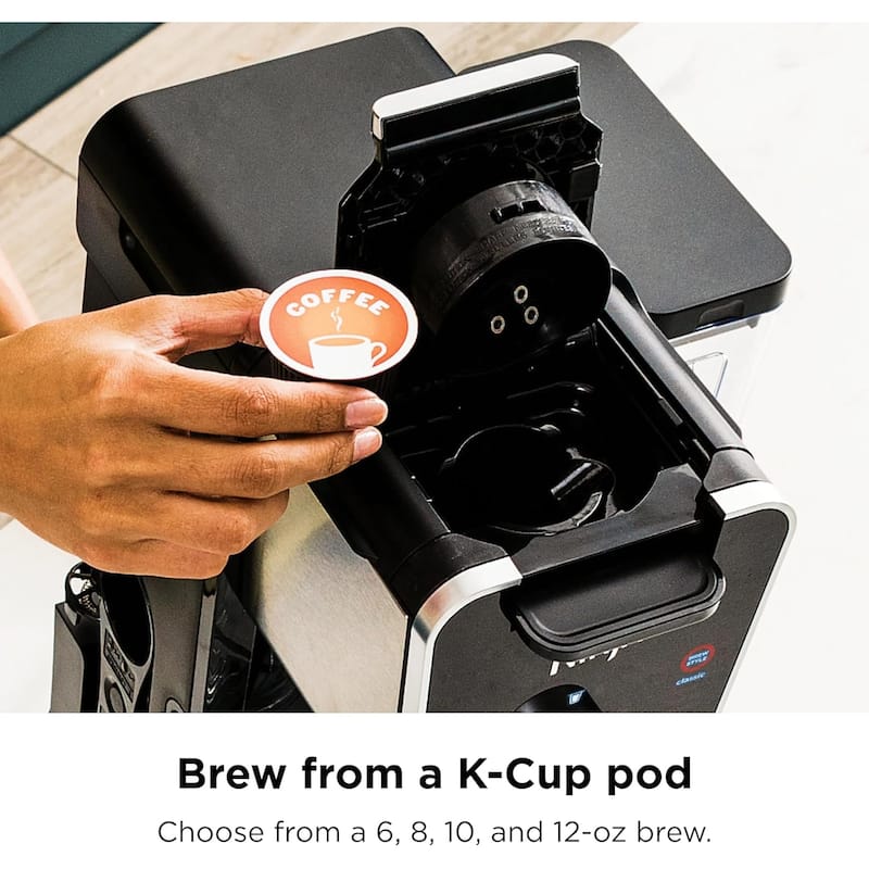 Ninja R-CFP300 DualBrew Pro 12-Cup Coffee Maker, Black - Certified Refurbished