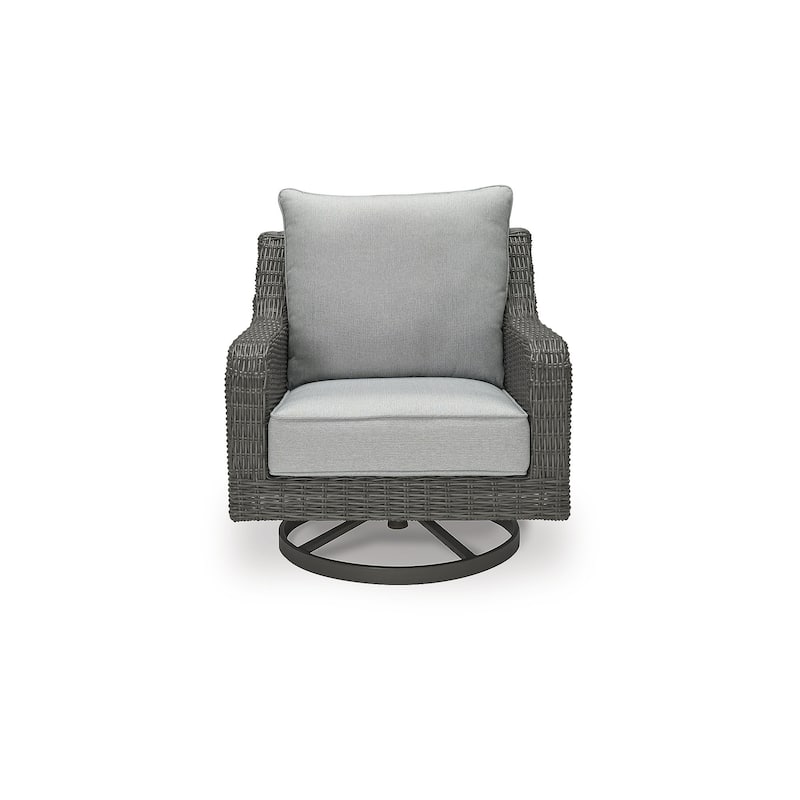 Elite Park Outdoor Swivel Lounge Chair - 32.25" W x 34" D x 33" H