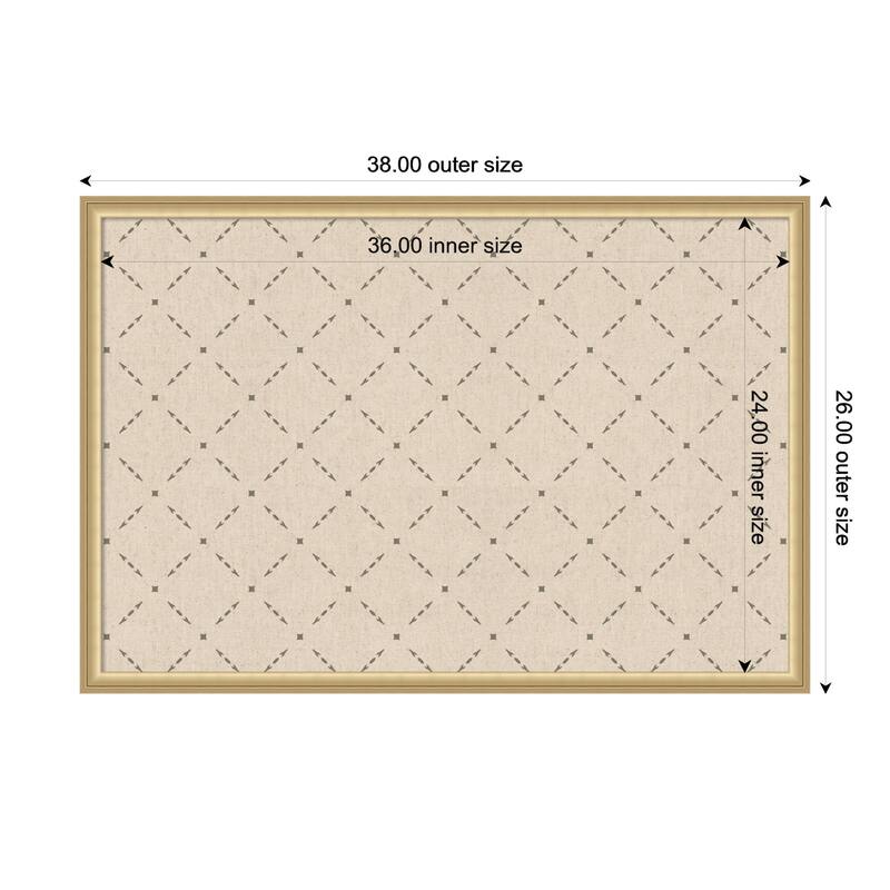 Kate and Laurel Pinboard Green Lattice Print