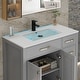 preview thumbnail 30 of 143, Modern Bathroom Vanity with Sink & Faucet Storage Cabinet Set
