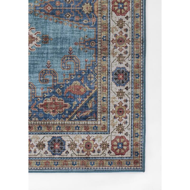 Momeni Karachi Traditional Area Rug with Non-Skid Backing