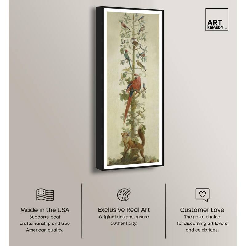 Fox and Papagayo Panoramic Canvas by Art Remedy