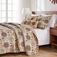 preview thumbnail 1 of 5, Greenland Home Fashions Andorra 5-piece Oversized Reversible Bonus Quilt Set King