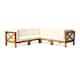 Option teak +beige cuhsion