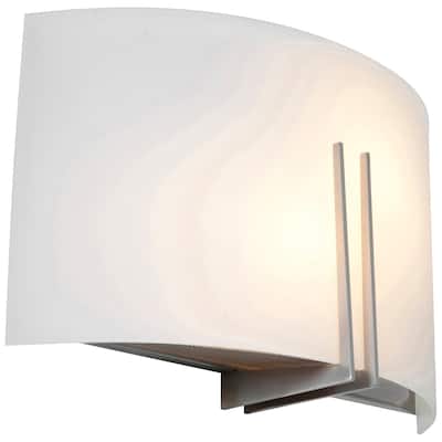 Access Lighting Prong 2-light Brushed Steel Vanity