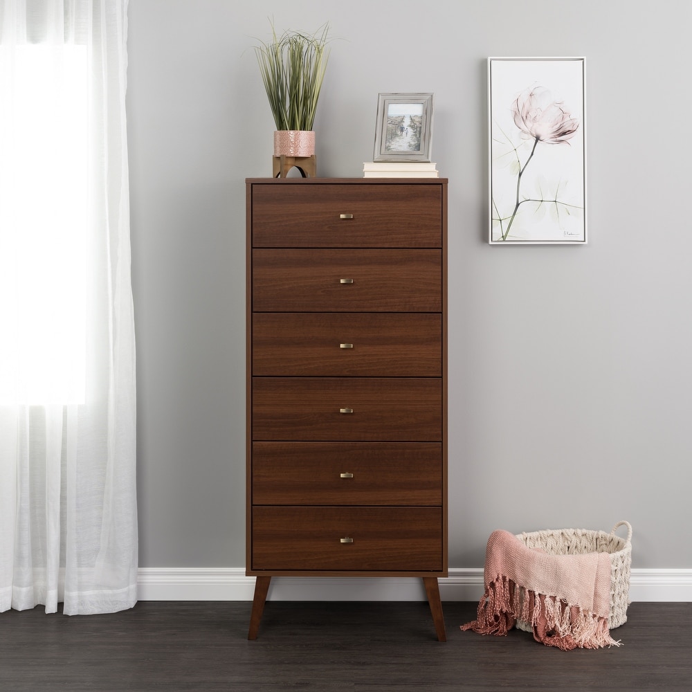 Cherry sales tall dresser