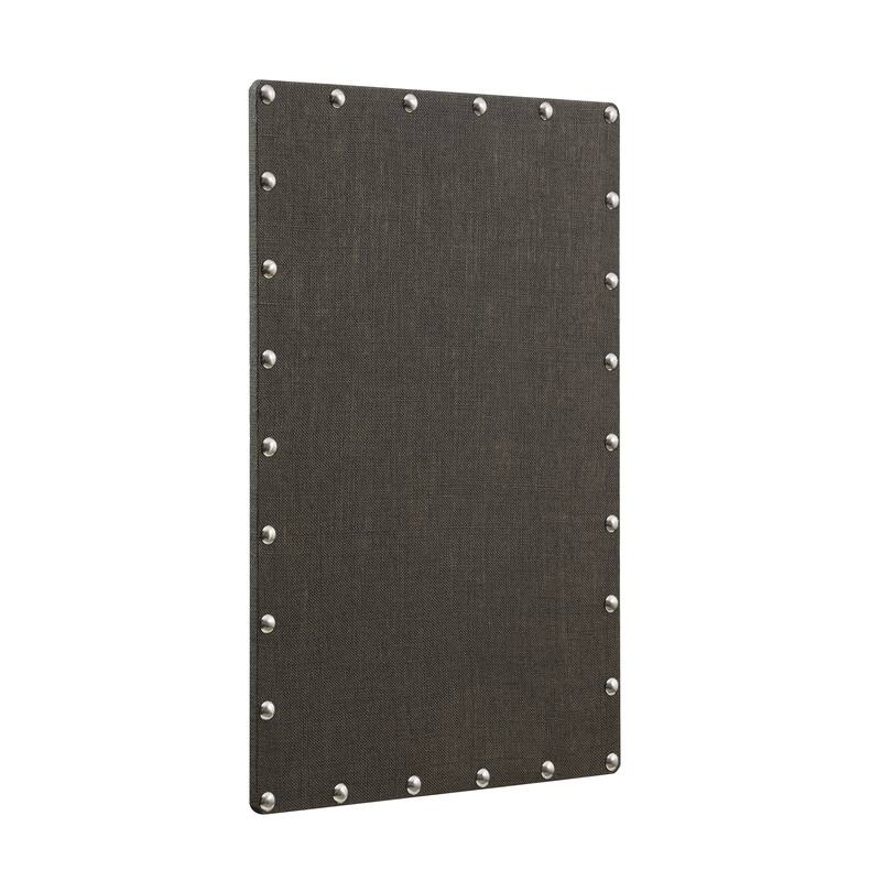 Burlap Corkboard with Nail-head Accents