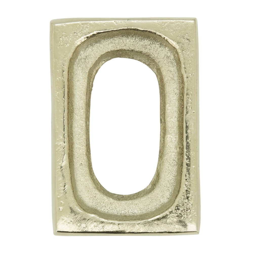 Rectangle Design Napkin Rings (Set of 4)