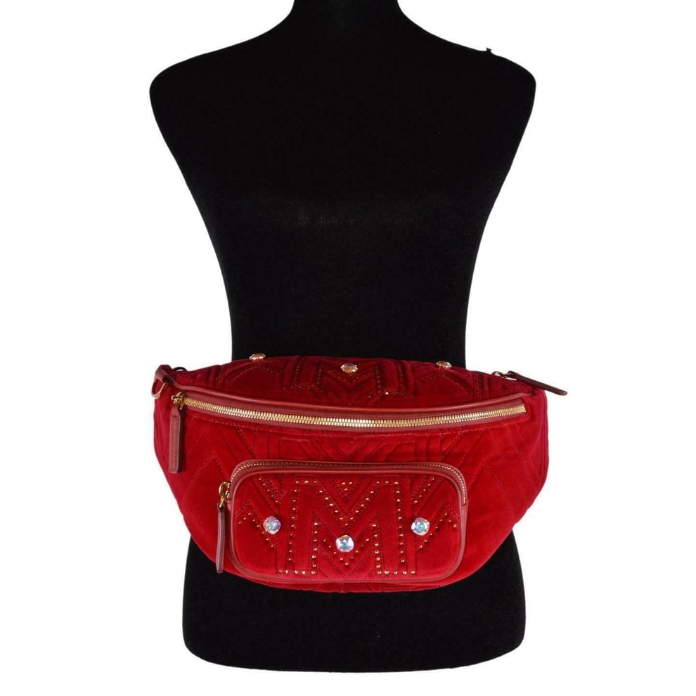 velvet fanny pack
