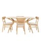 preview thumbnail 7 of 10, Idalia 5-piece Dining Set by Christopher Knight Home