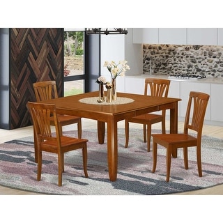 Dining Room Set - Table and Chairs Set - 54 Inch Square Table - 8 ...