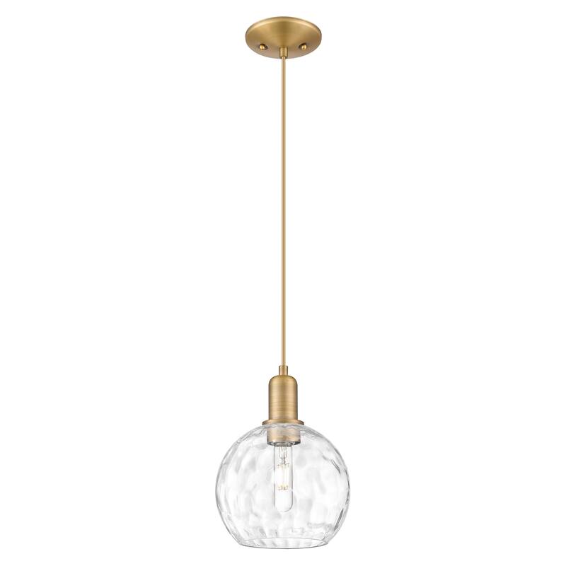 Innovations Lighting Endless Possibilities Arcadia - Athens Water Glass - 1 Light 8" Cord Hung Mini Pendant