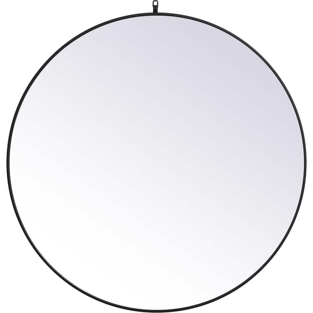 Elegant Lighting Eternity 45" Diameter Circular Beveled Metal Framed