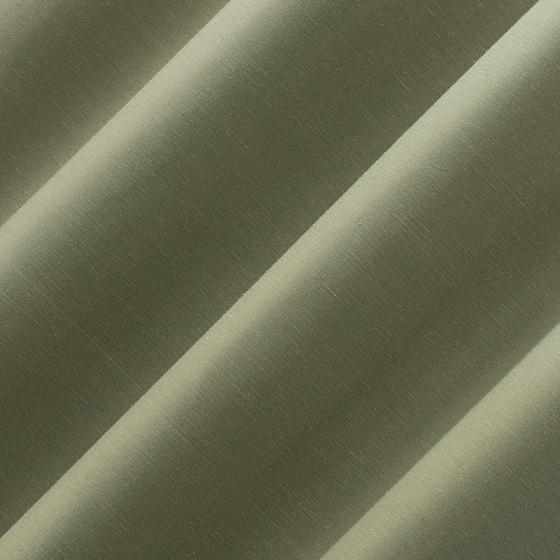 Archaeo Linen Blend Blackout Grommet Top Curtain, Single Panel