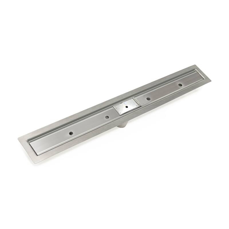 Infinity Drain FFST 42 42" FFST Slot Linear Drain Kit - Satin Stainless - Satin Stainless