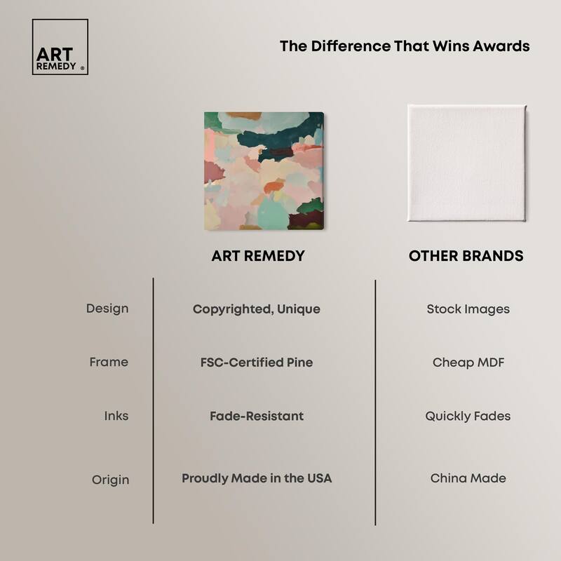 Brushed Beauty IV Canvas by Art Remedy, Gallery Wrapped