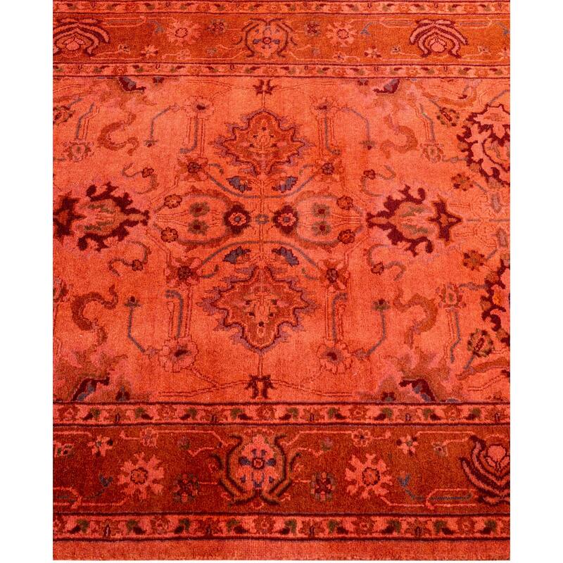 Overdyed One-of-a-Kind Hand-Knotted Area Rug - Pink - 2' 7" x 4' 3"