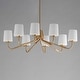 preview thumbnail 4 of 9, Maxim 12698WT Durham 8 Light 35" Wide Chandelier
