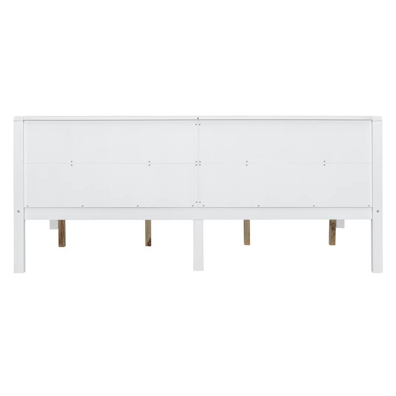 Twin/Full Size Daybed with Solid Wood Frame and Storage - Versatile Sofa and Bed for Small Spaces