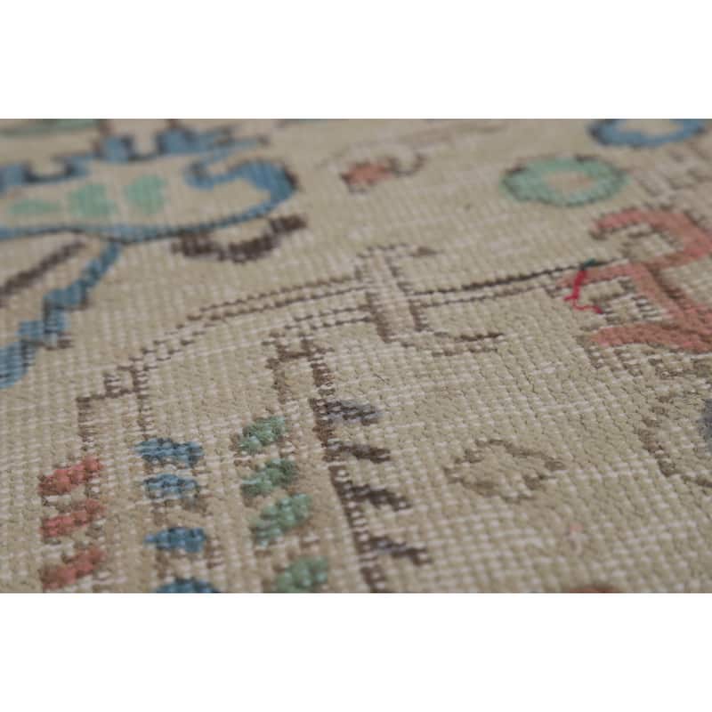 Overdyed Tabriz Persian Area Rug Hand-Knotted Wool Carpet - 7'8"x 10'8"