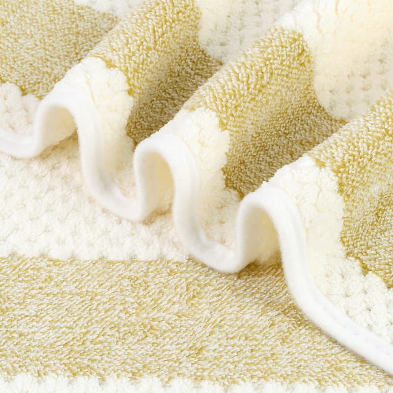 Waffle Stripe Bath Towels 30" x 60"