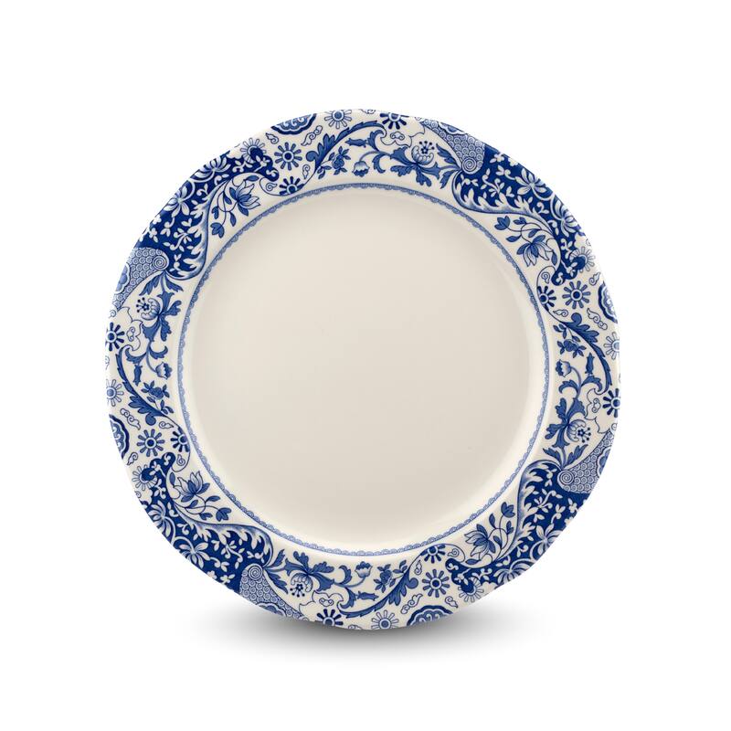 Spode Blue Italian Brocato Plate - 12 inches