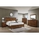 preview thumbnail 4 of 2, San Mateo Tuscan Brown 3-drawer Nightstand