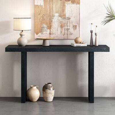 Console Table with Distinctive Side Shapes