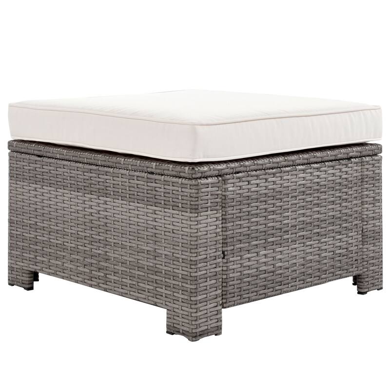 AllWeather Wicker Rattan Sofa Set, 6Piece Conversational Furniture