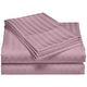 preview thumbnail 17 of 24, 1200 Thread Count Cotton Deep Pocket Luxury Hotel Stripe Sheet Set Purple - California King
