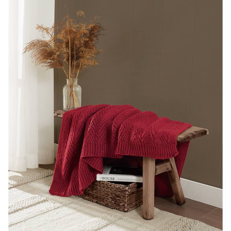 Frye Chevron Textured 50x70 Throw