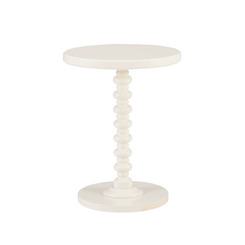 Linon Kallie Round Spindle Accent Table
