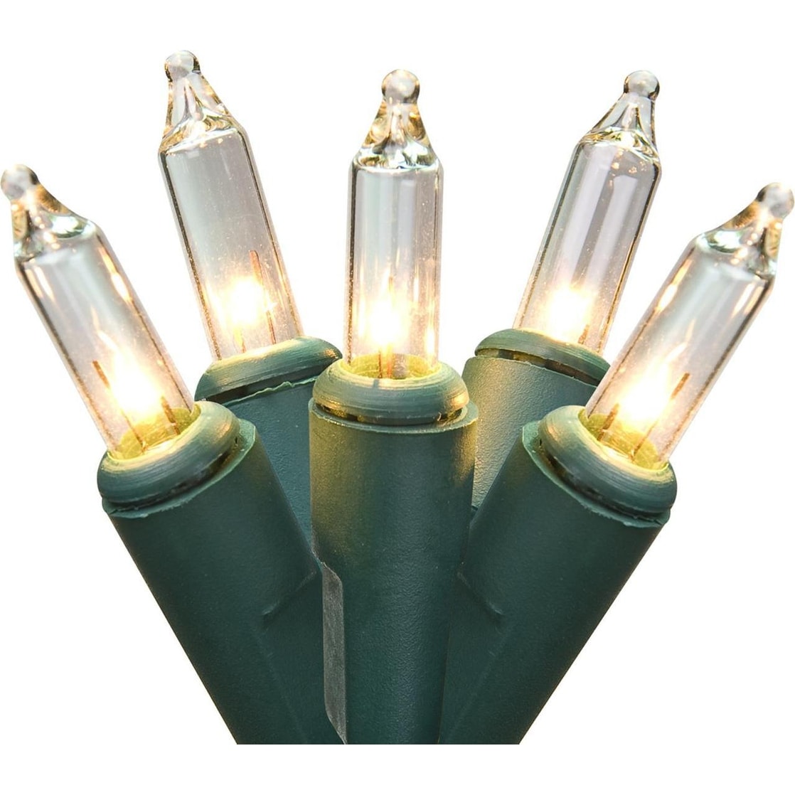 100 Count Clear Mini Christmas Light Set Green Wire On Sale Bed Bath Beyond 39027859