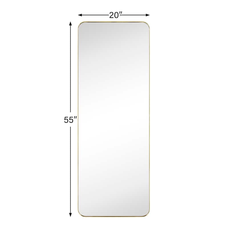 TEHOME Full Length Metal Framed Floor Mirror