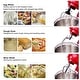 preview thumbnail 8 of 16, 4.3 Qt 550 W Tilt-Head Stainless Steel Bowl Electric Food Stand Mixer - 13.2" x 9.4" x 12.1" (L x W x H)