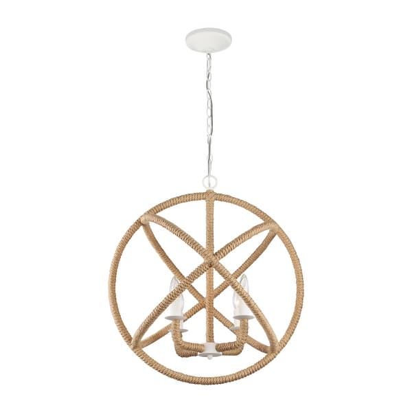 slide 1 of 1, Marina 4-Light Chandelier in Natural White